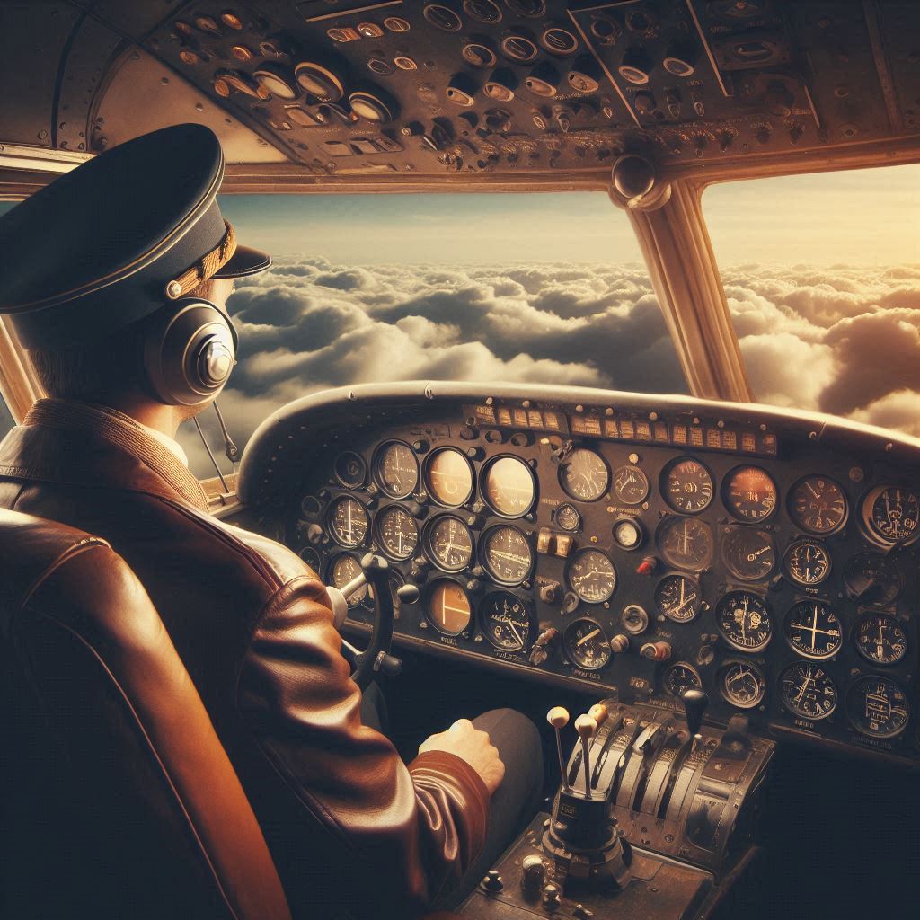 eznews vintage airliner cockpit